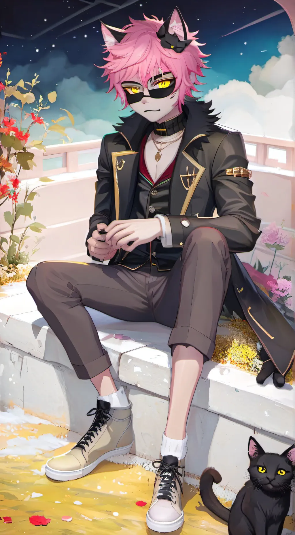 ai character: Alexander  background