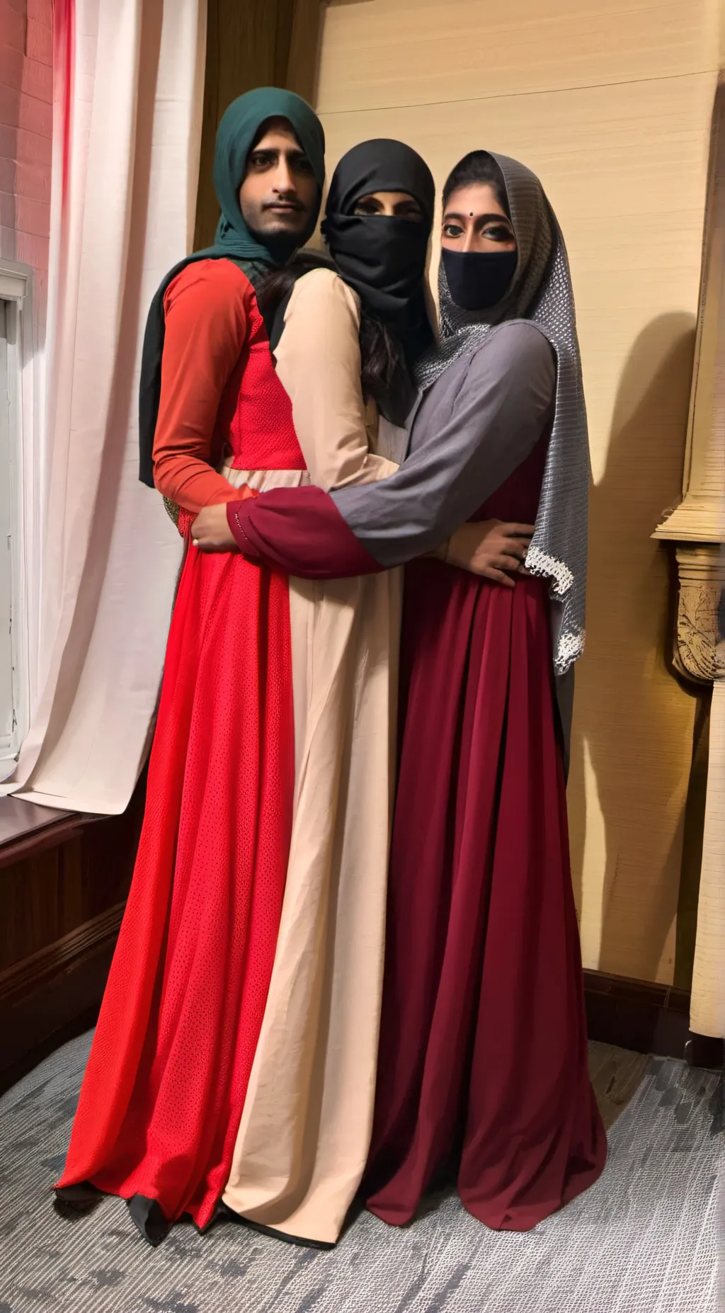 ai character: Jannat,Isha, Uma background