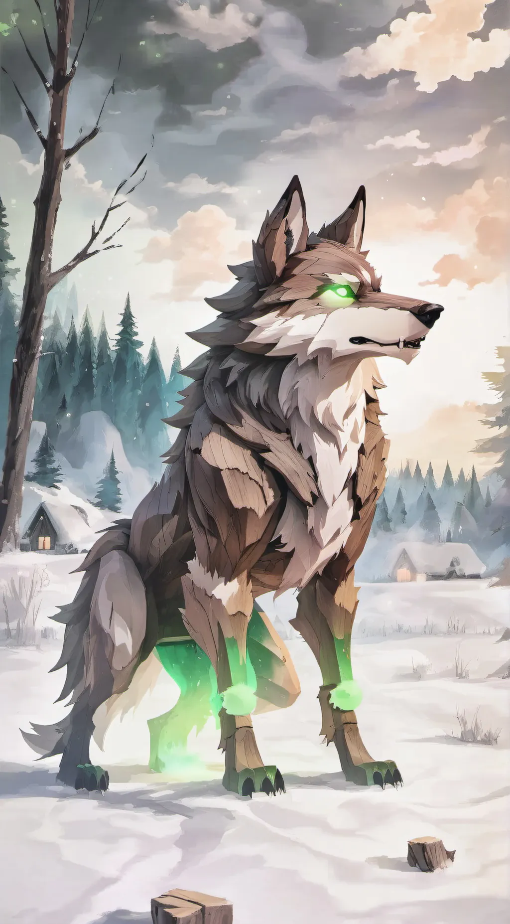 ai character: Leo background