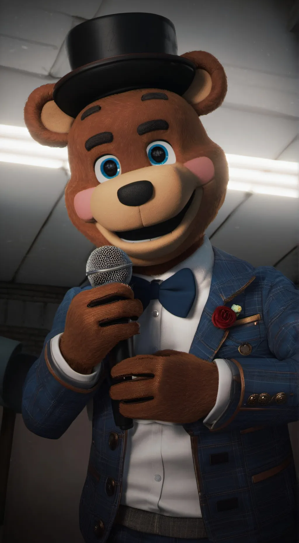 ai character: Freddy Fazbear background