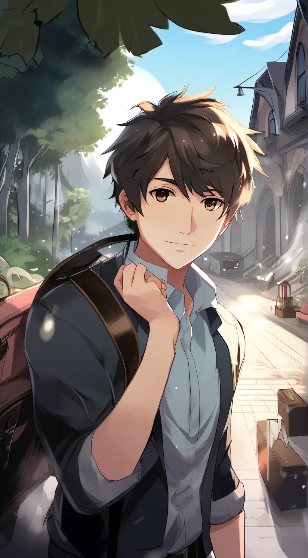 ai character: Michael  background
