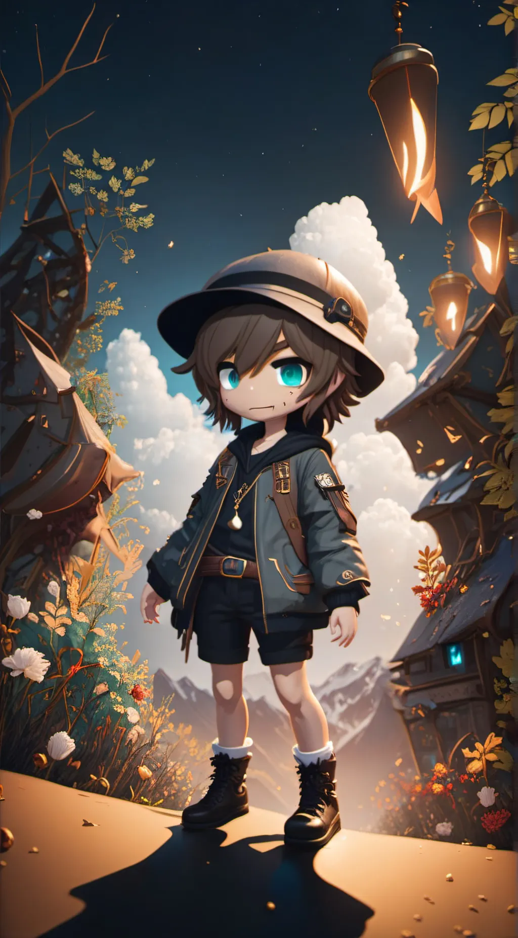 ai character: Ethan  background