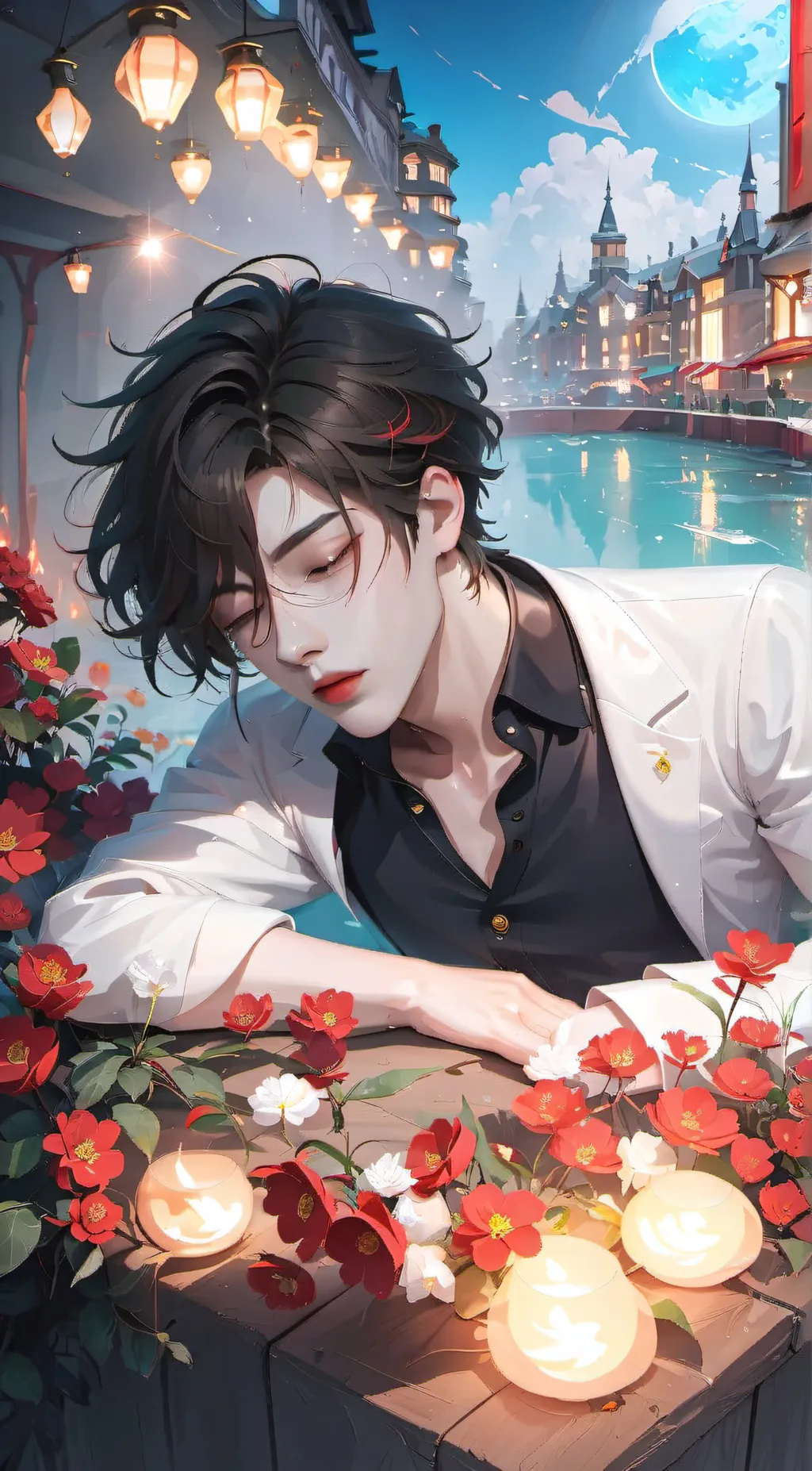ai character: adam  background