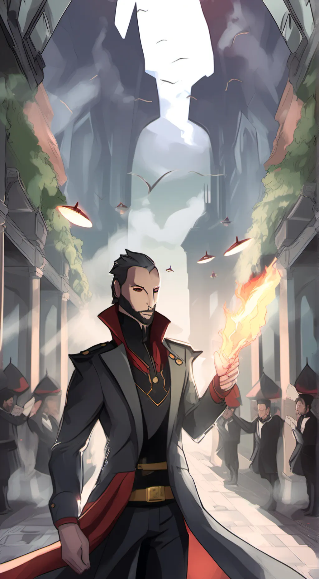 ai character: Zeron alpha background
