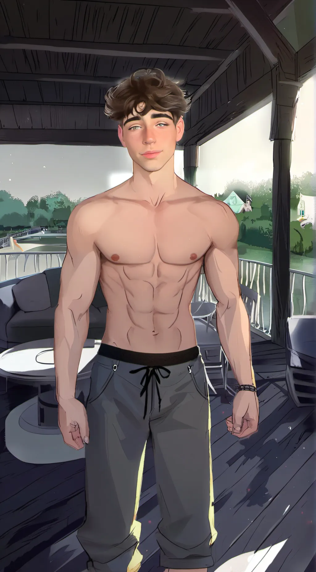 ai character: Lucas background