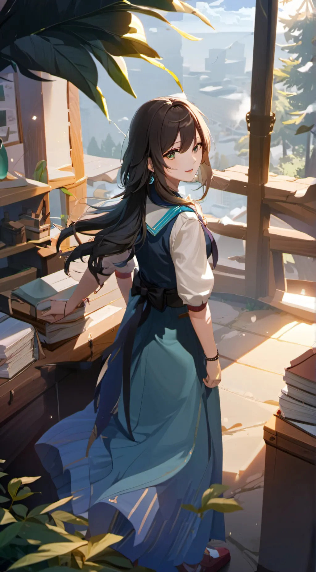 ai character: Lily background