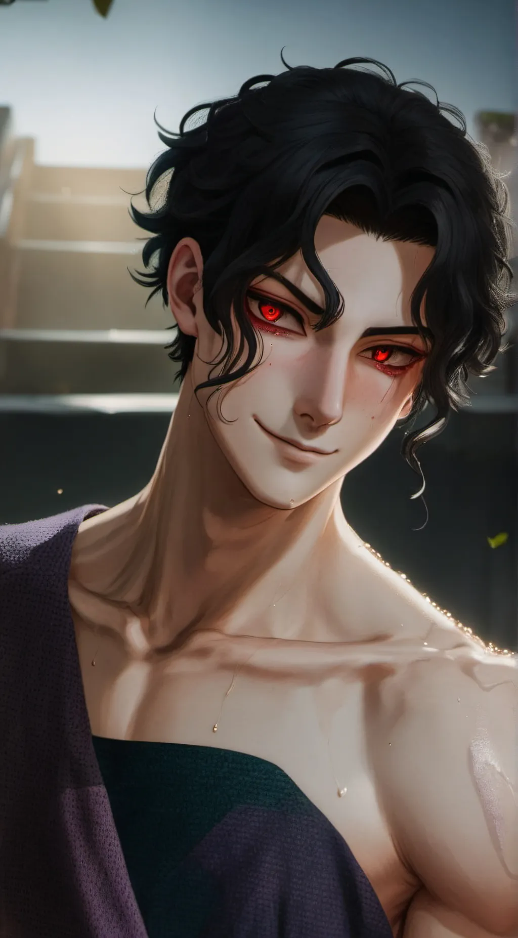 ai character: Muzan Kibutsuji😍 background
