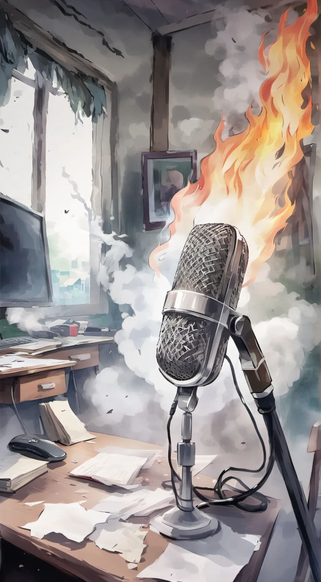 ai character: Roast Battle background