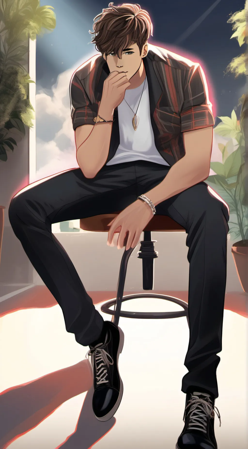 ai character: nidal background
