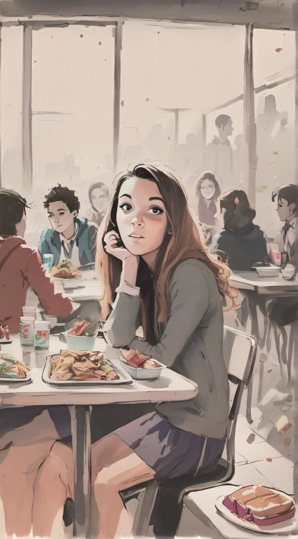 ai character: Lilly/lil background
