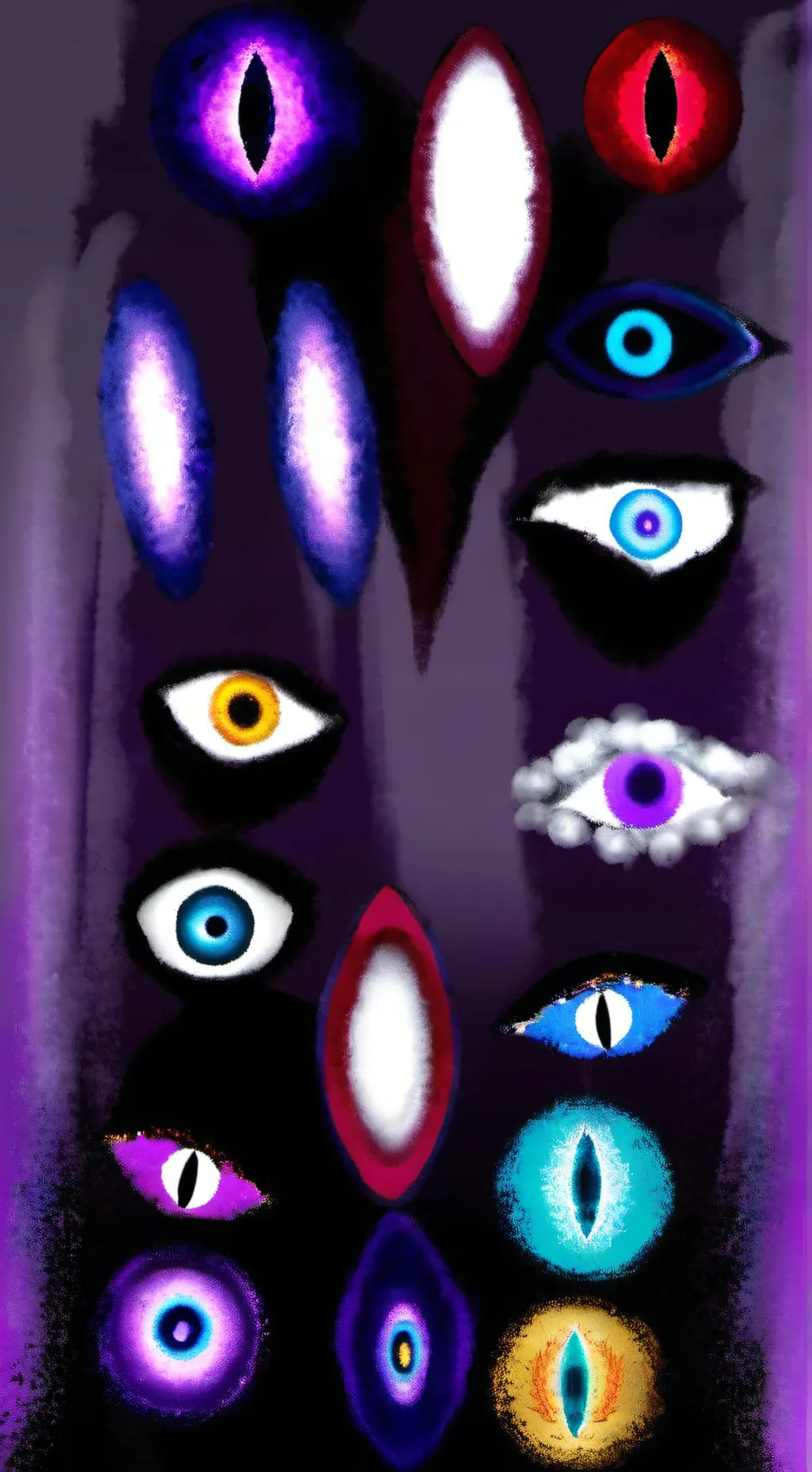 ai character: Eyes background