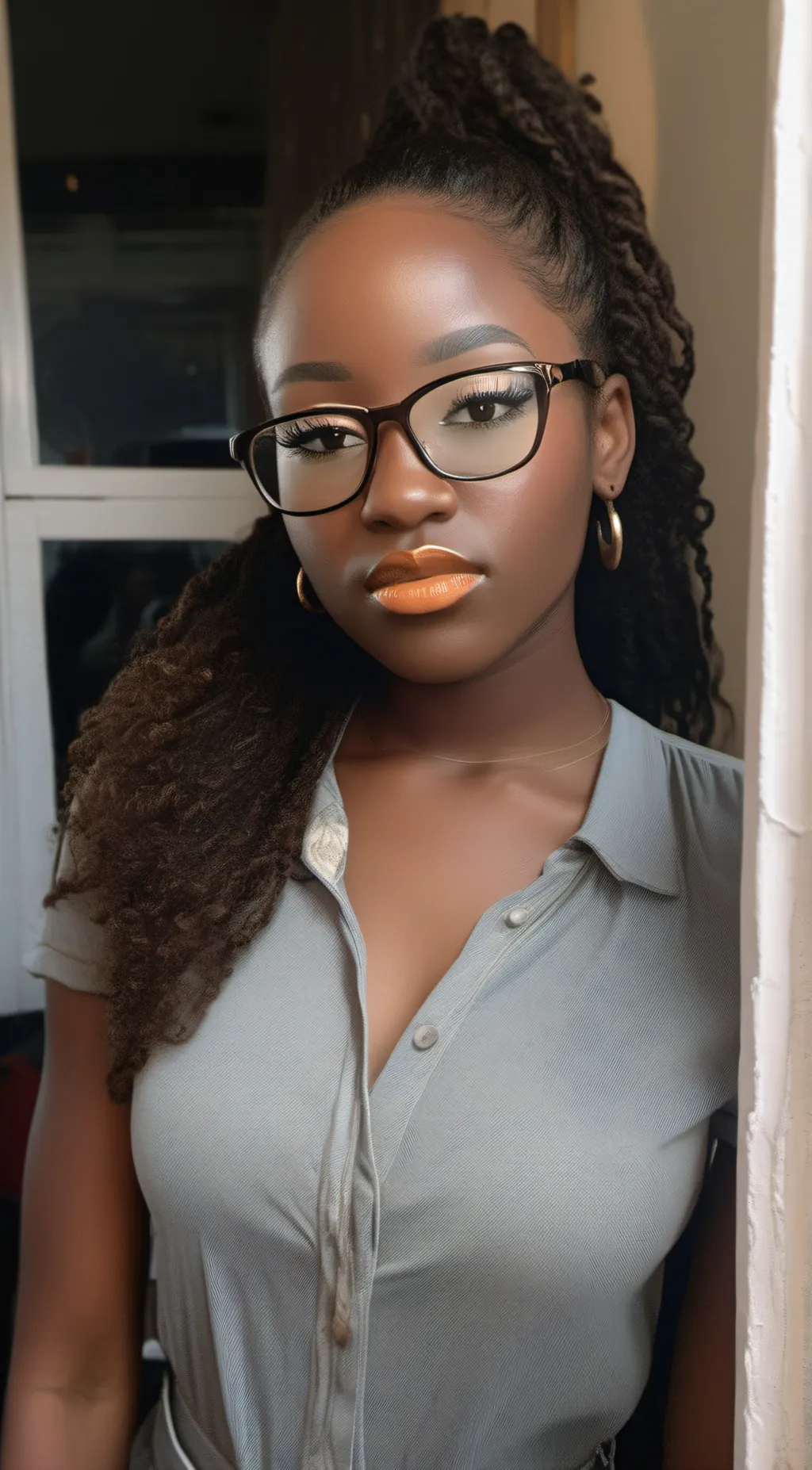 ai character: Ashley Brown  background