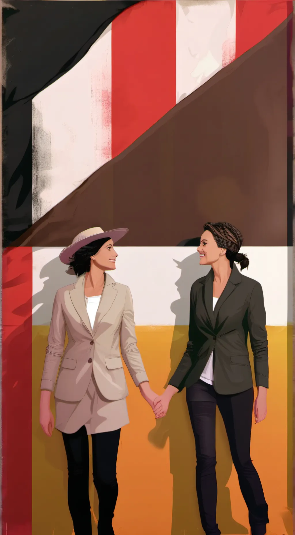 ai character: Are you lesbian? background