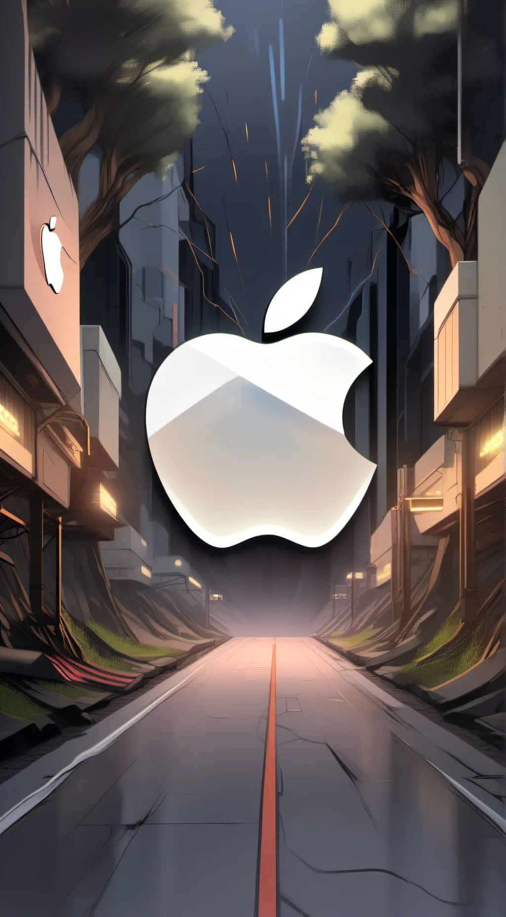 ai character: IPHONE 15 background