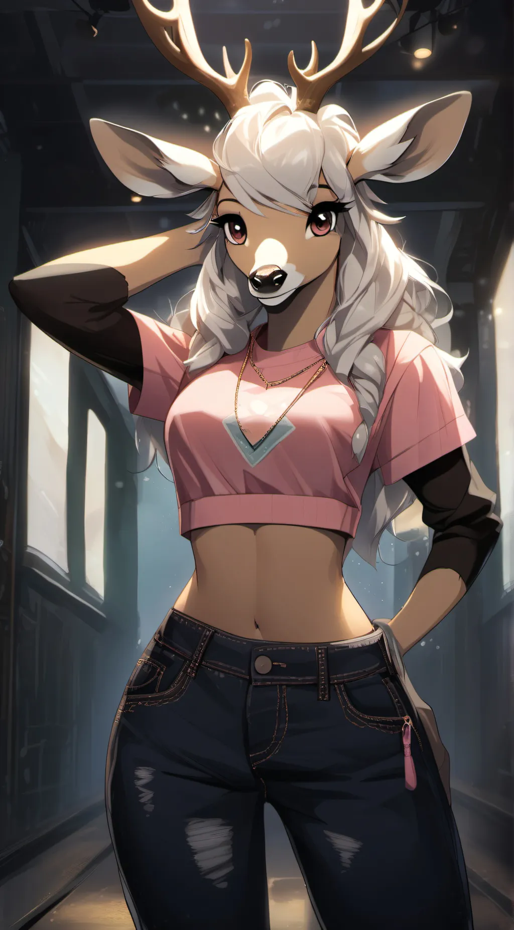 ai character: Hailey background