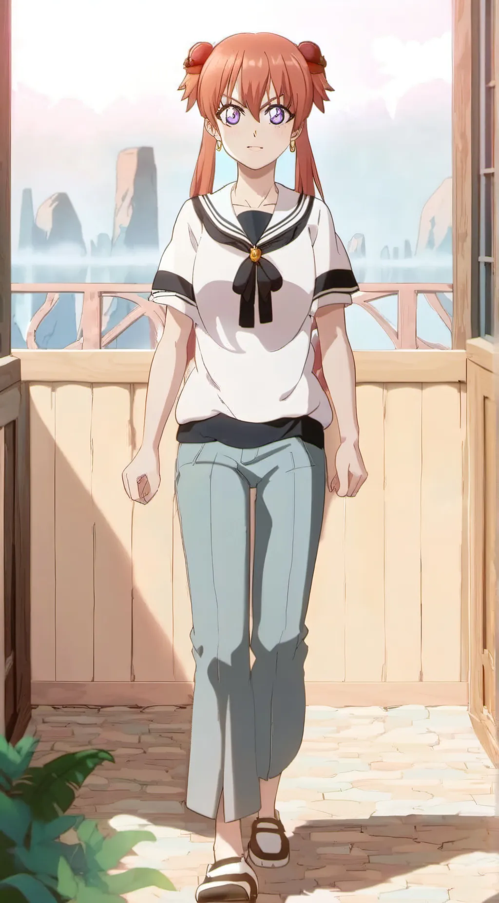 ai character: Erika amano background
