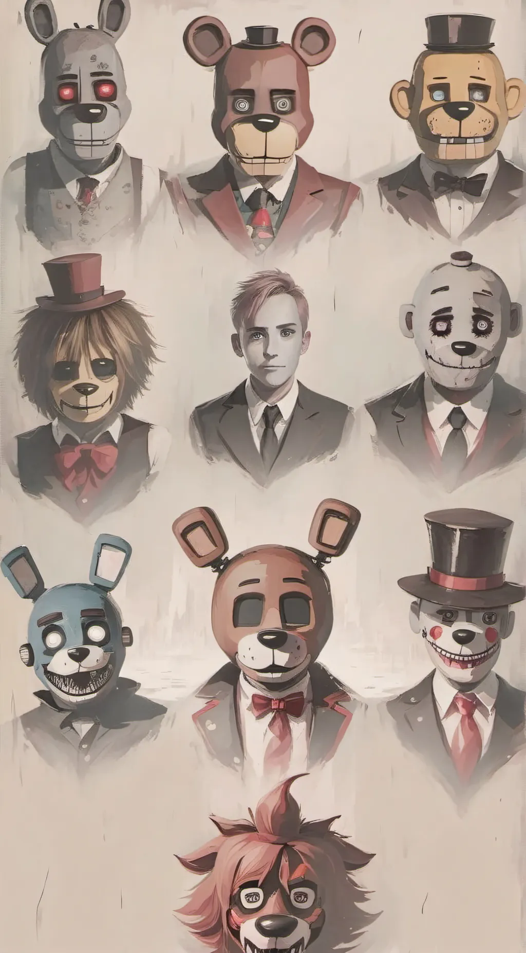ai character: fnaf background