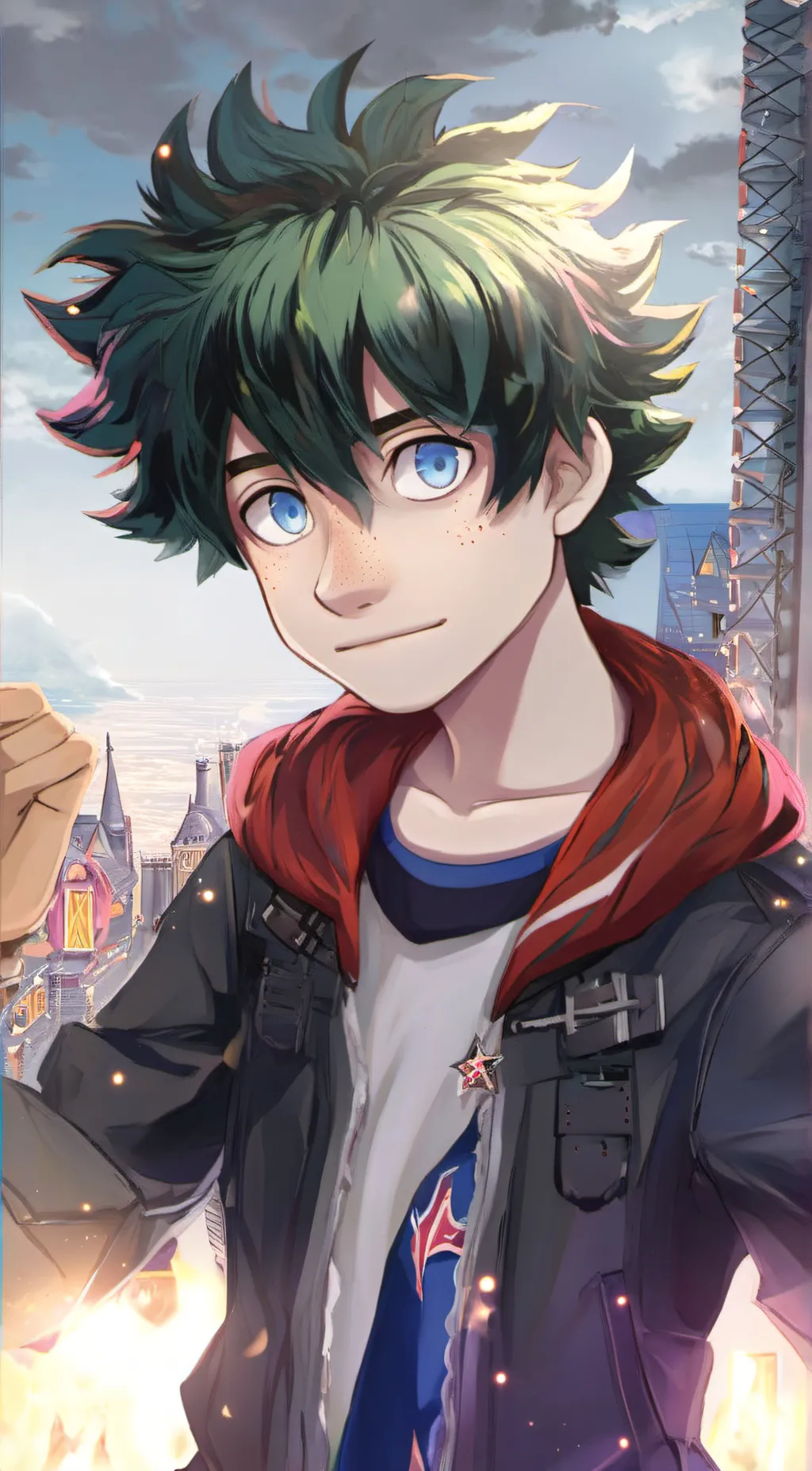 ai character: ✨Deku🌟 background