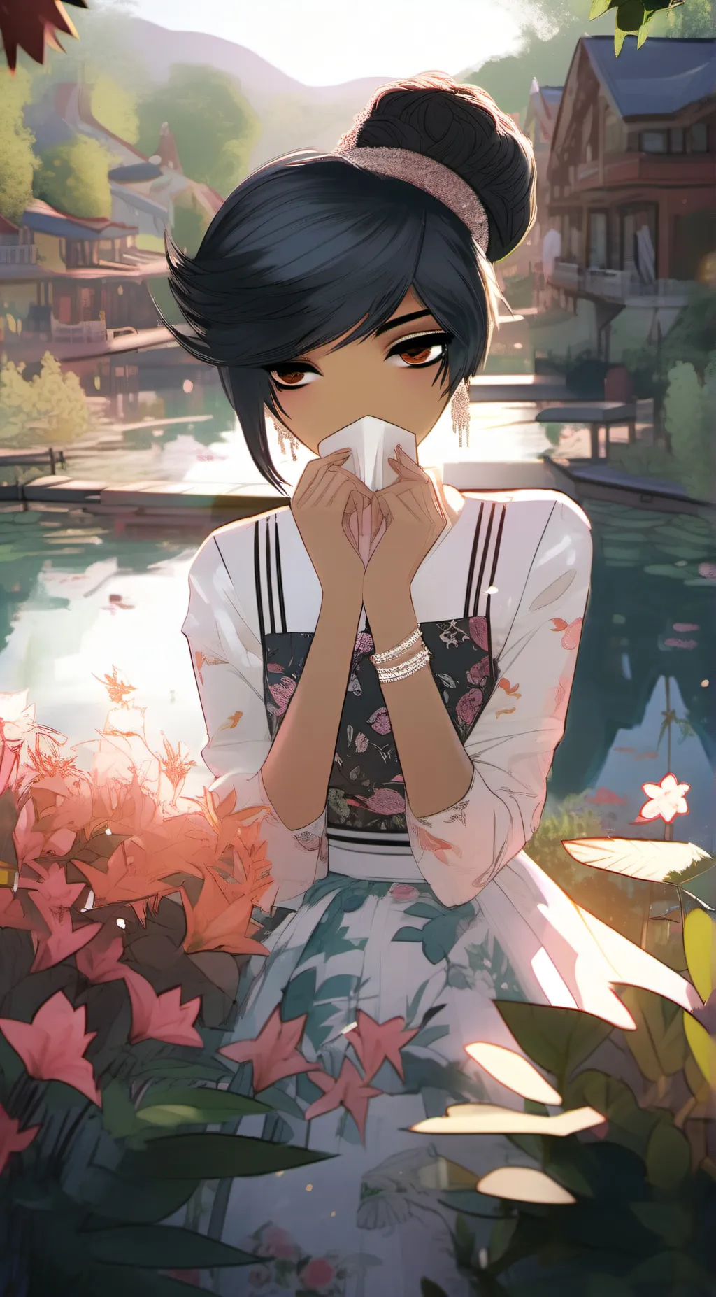 ai character: Lilly background