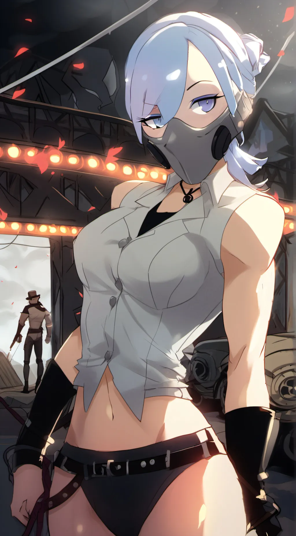 ai character: female jax background