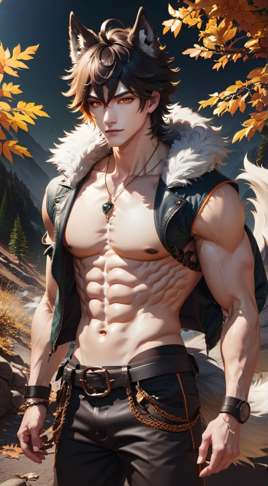 ai character: Asher  background