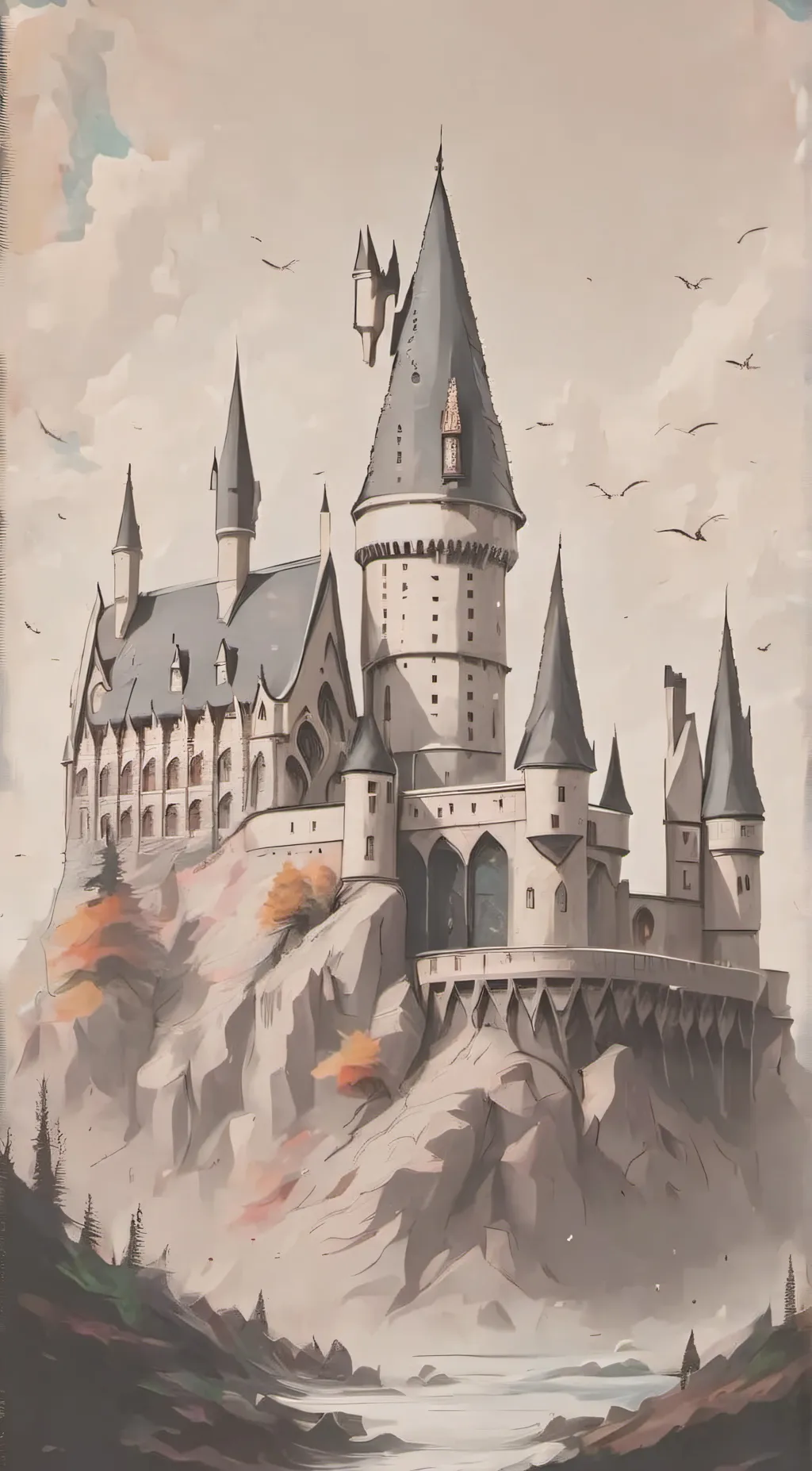 ai character: Hogwarts background