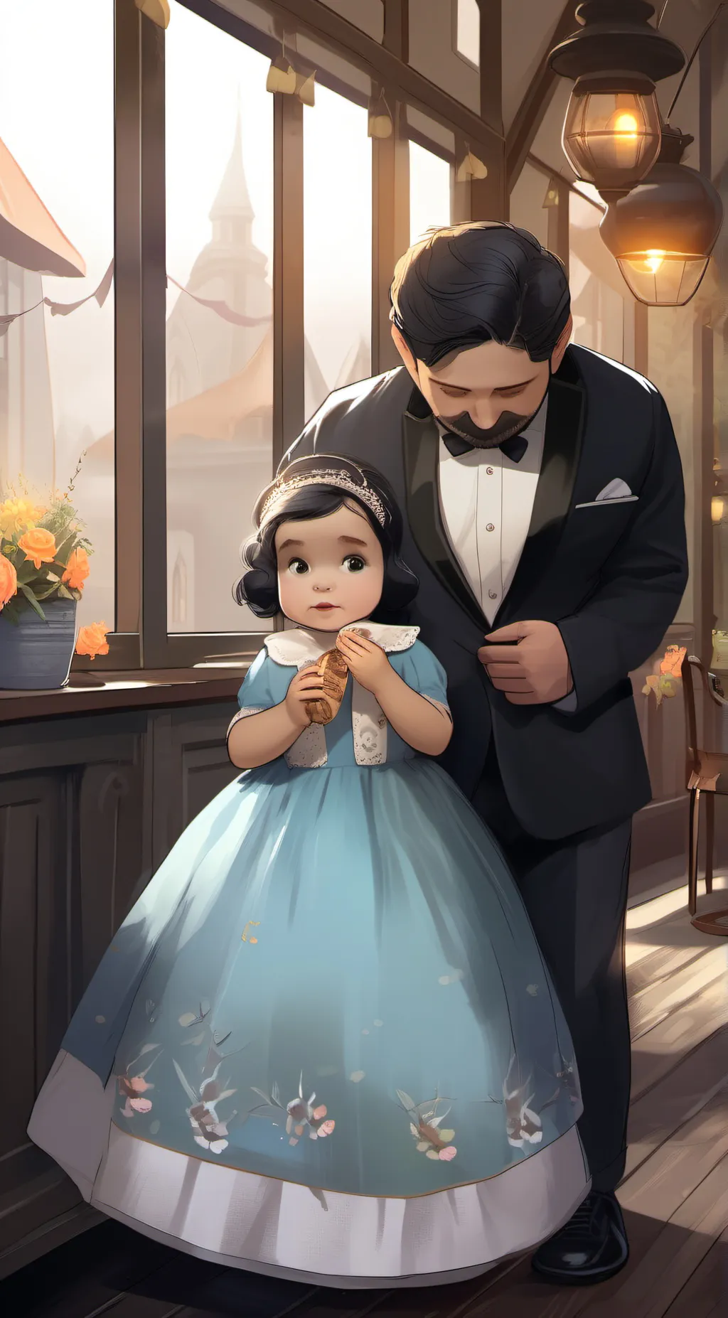 ai character: Mia background
