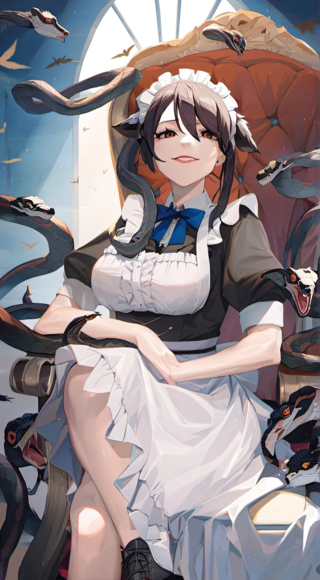 ai character: bad maid background