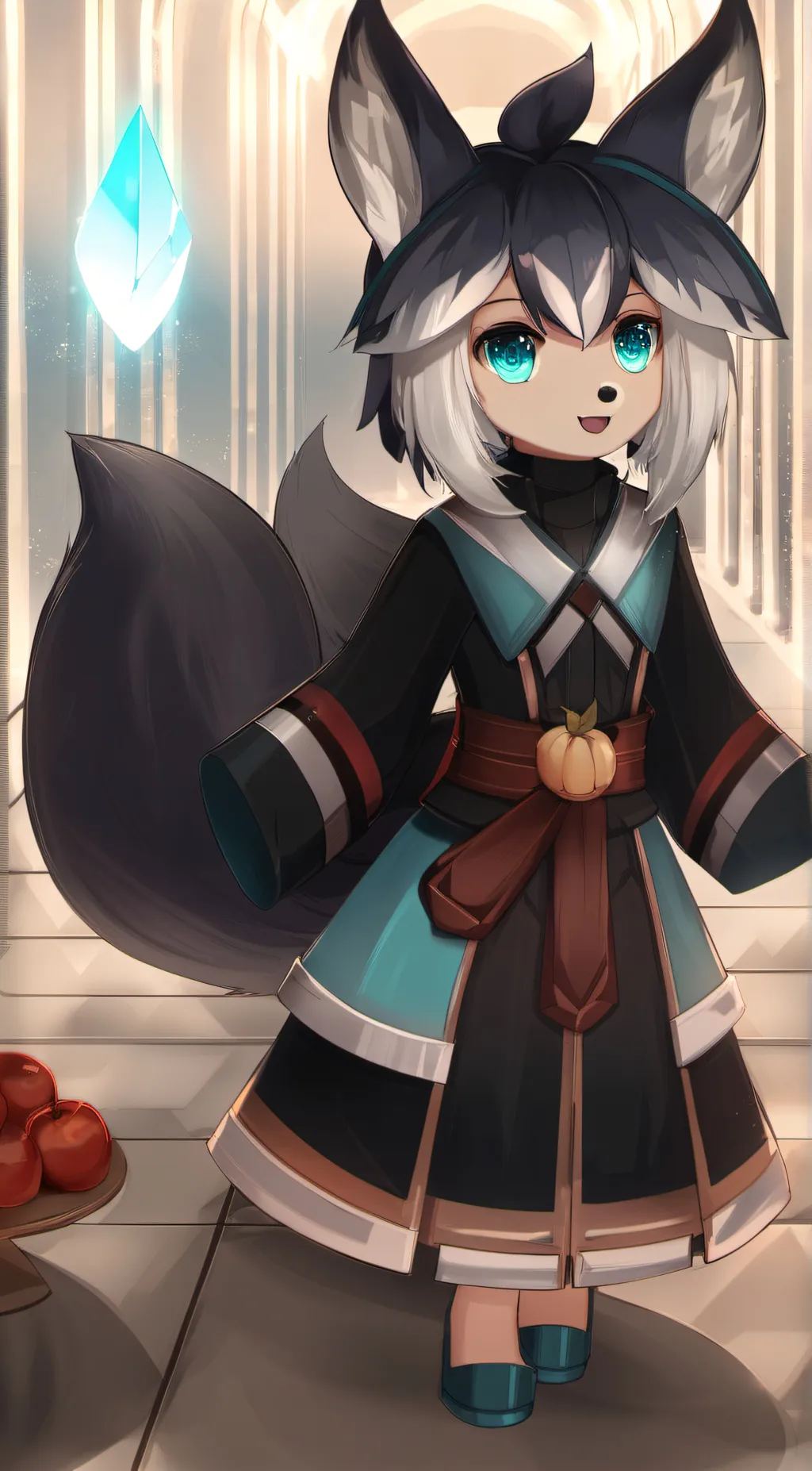 ai character: Ember background