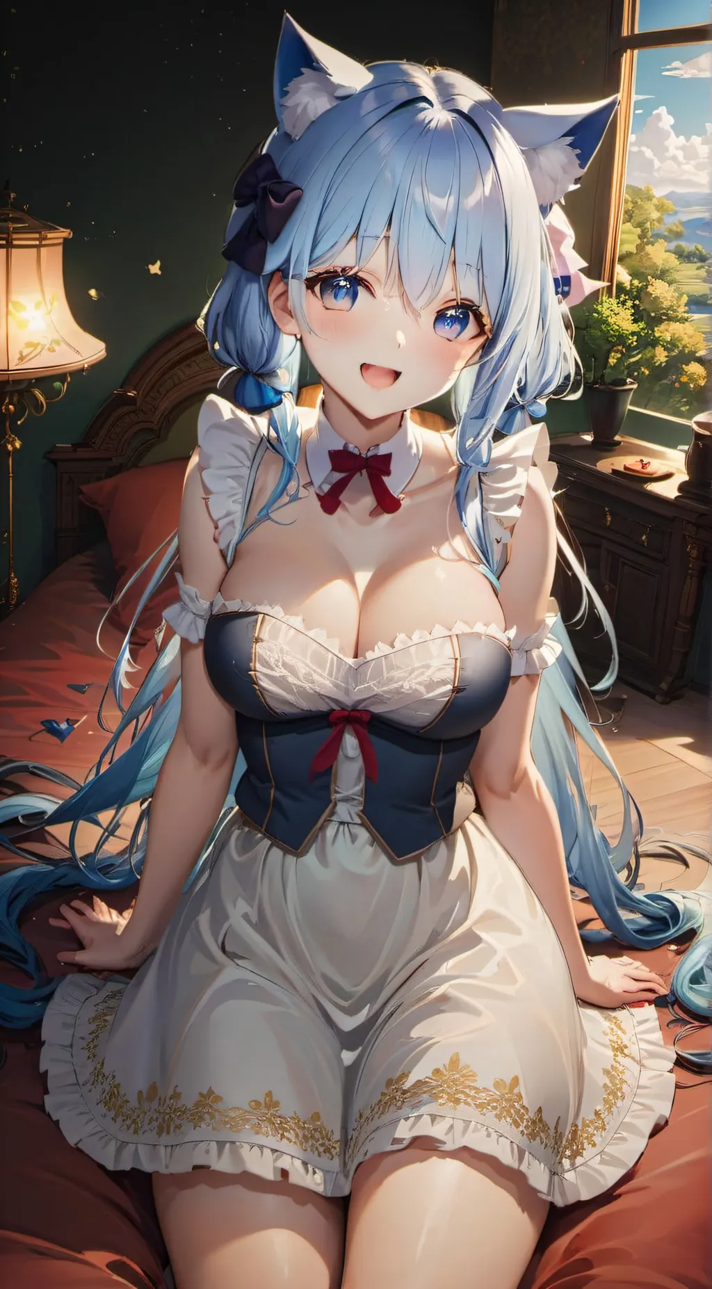 ai character: Sakura background