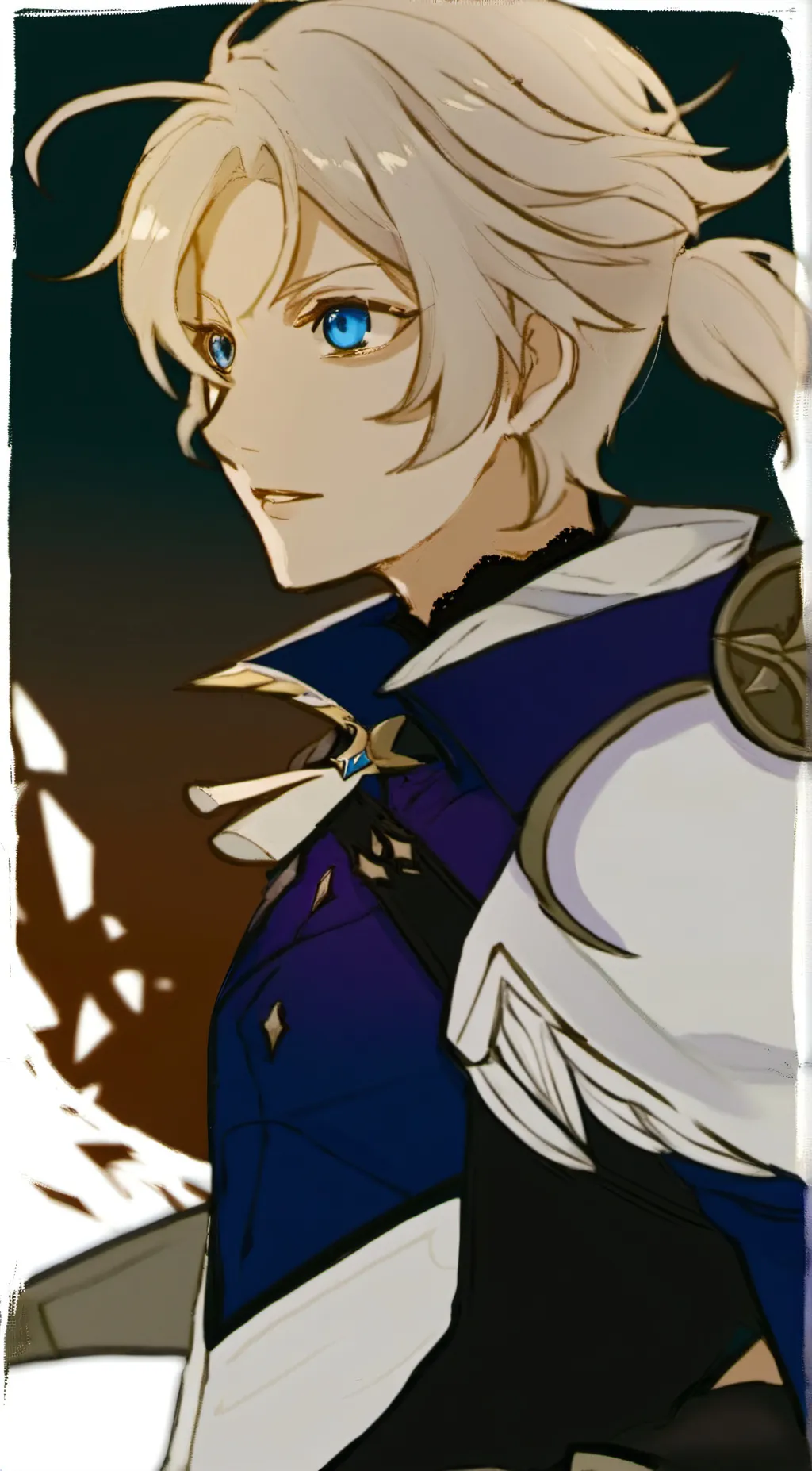 ai character: Dragon Albedo background