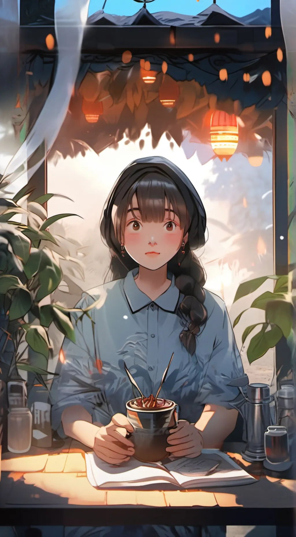 ai character: Ruby background
