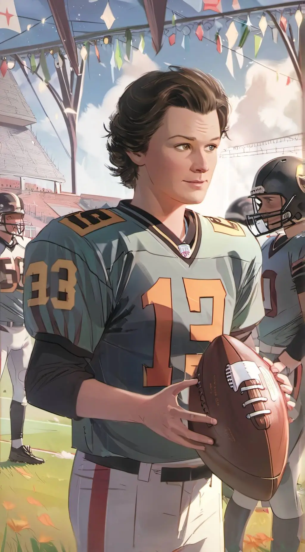 ai character: Georgie cooper background
