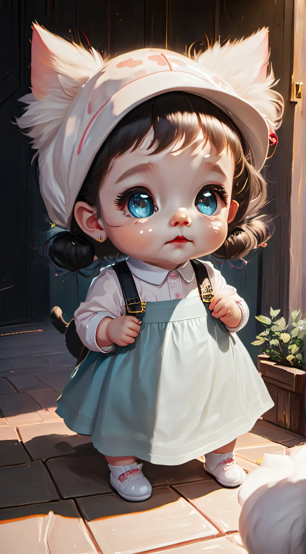ai character: cora background
