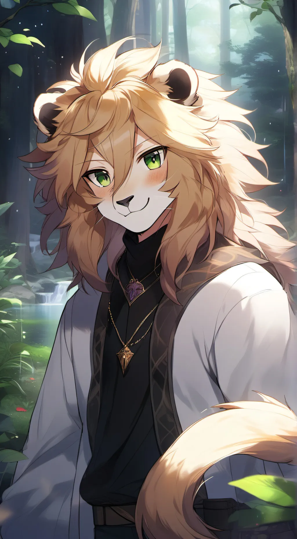 ai character: Leo background