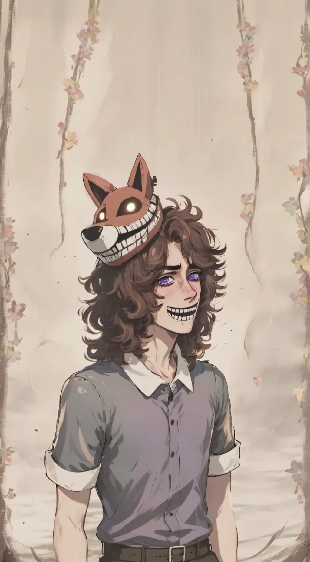 ai character: Michael Afton  background