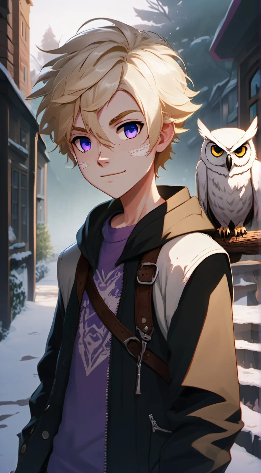 ai character: hunter background