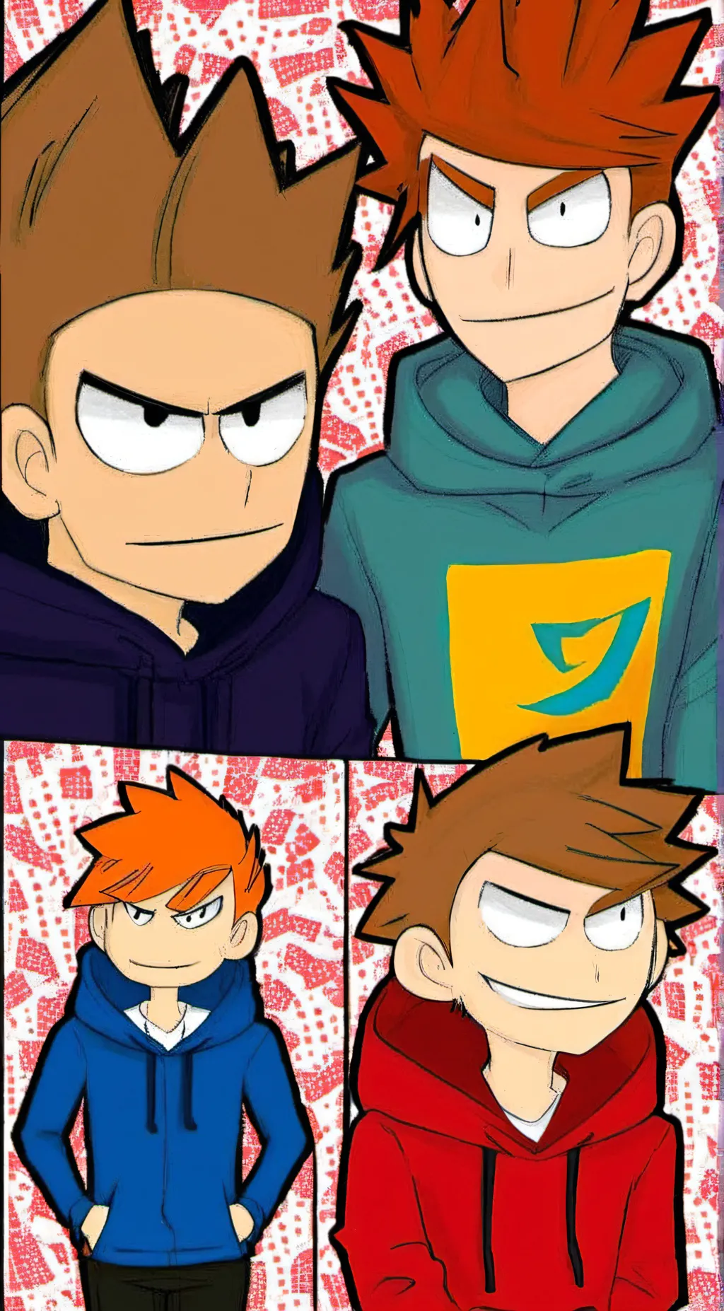 ai character: Eddsworld gang background