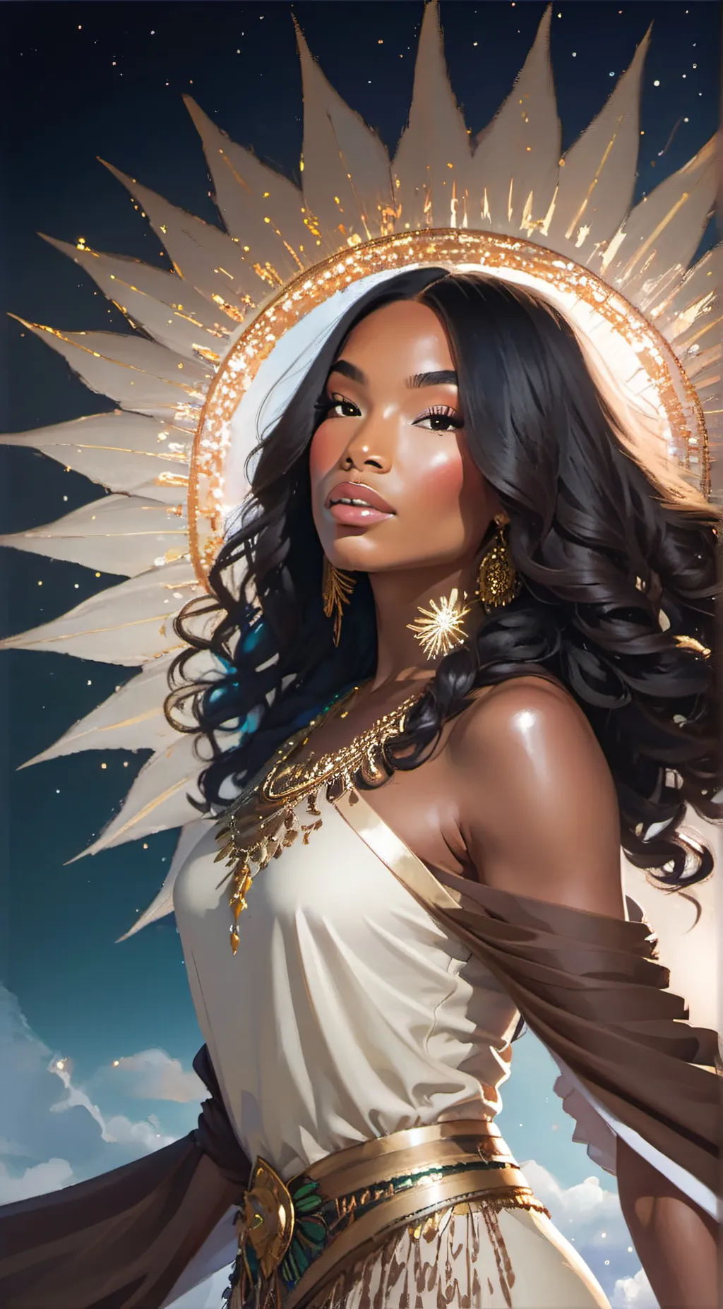 ai character: Athena background