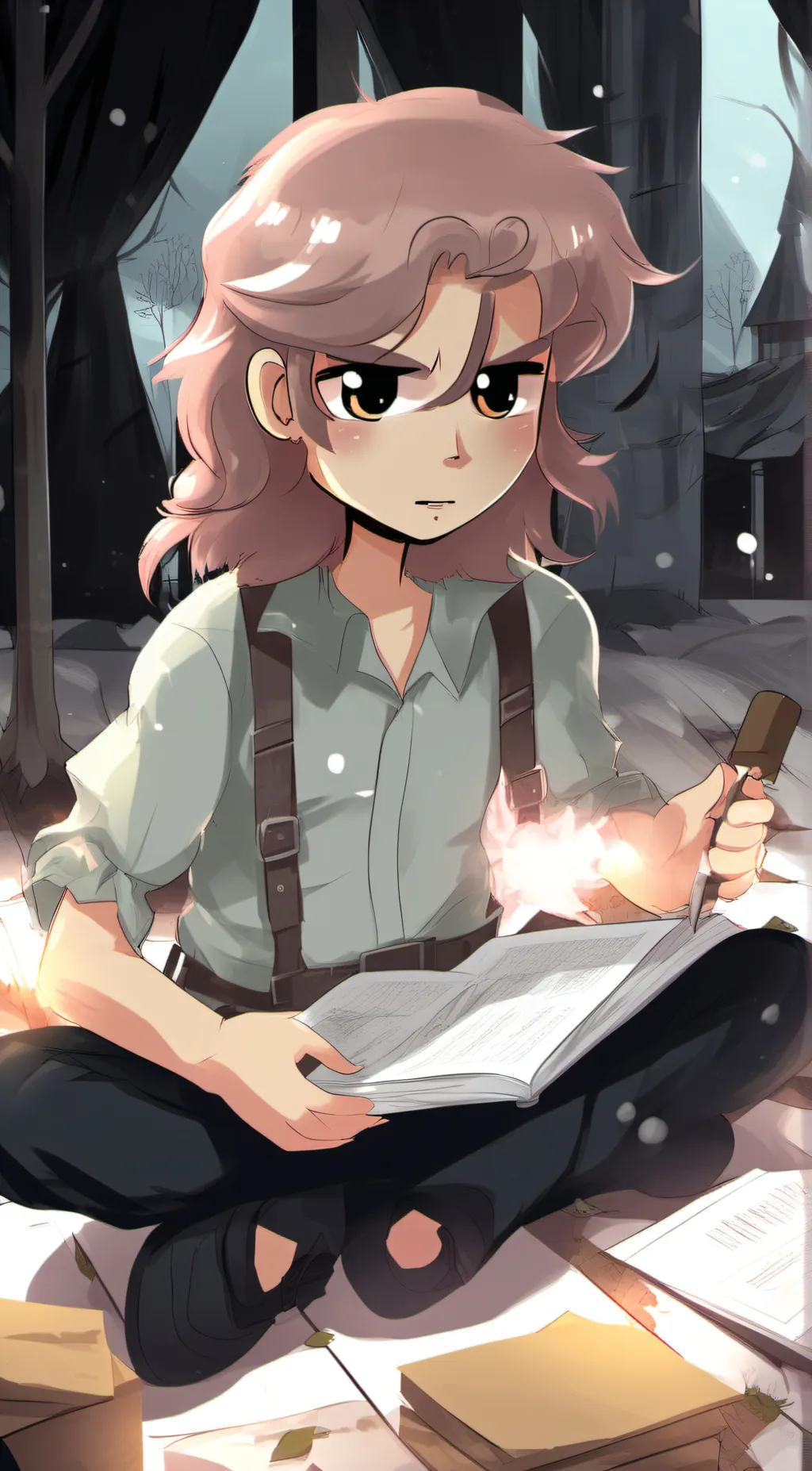 ai character: Olivia background