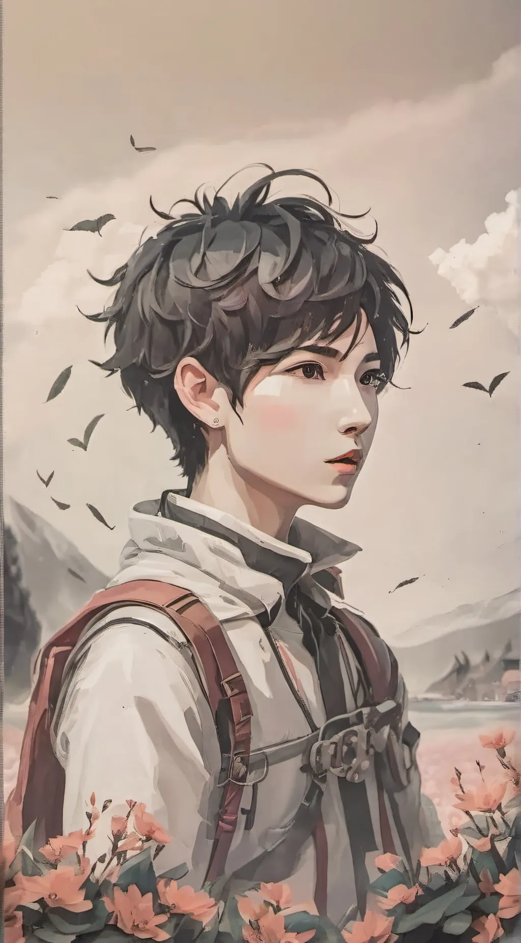 ai character: Ash background