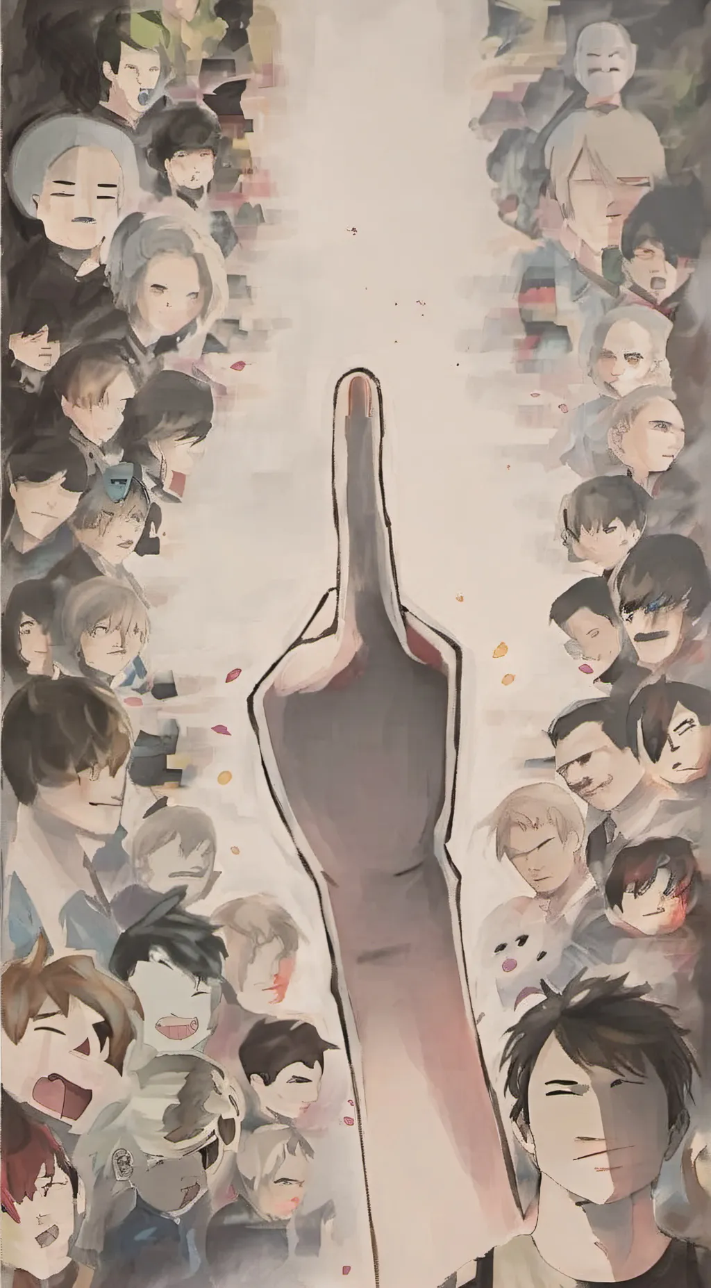 ai character: emojiy background