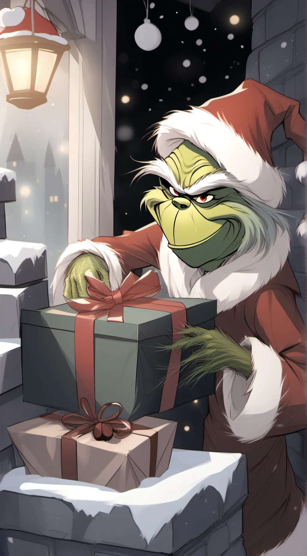 ai character: the grinch background