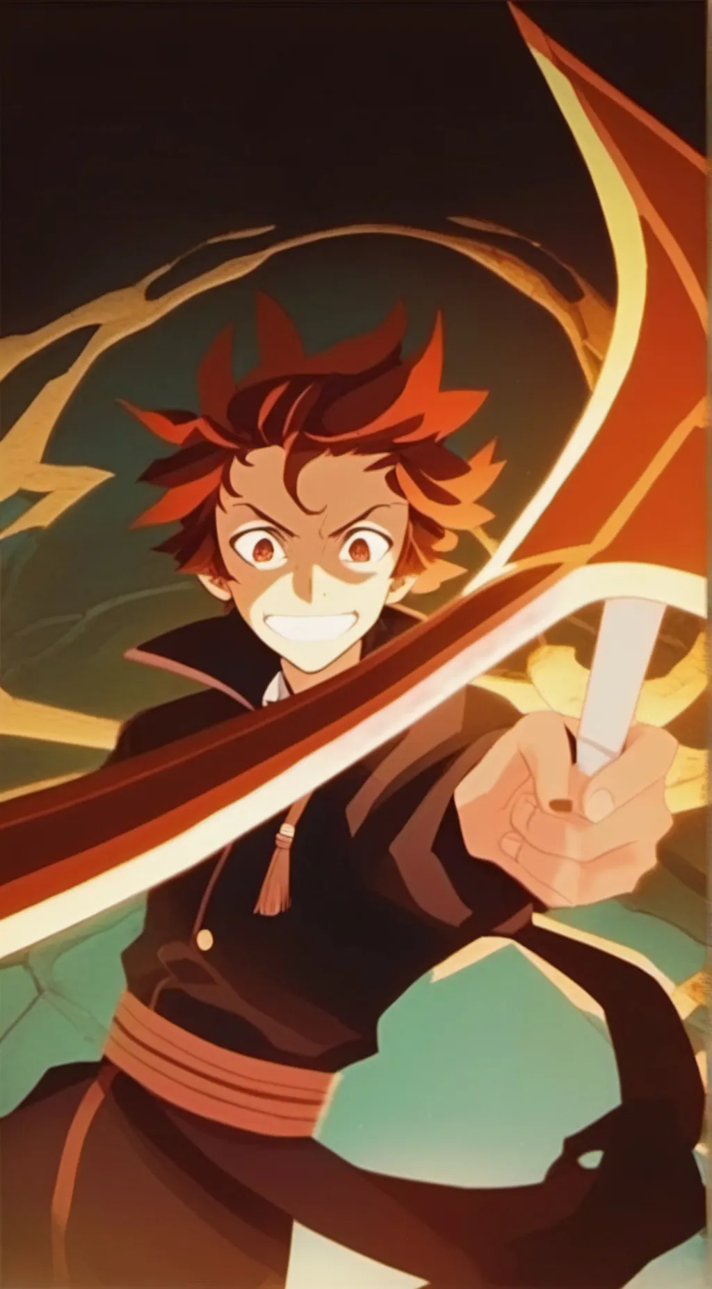 ai character: Tanjiro Kamado background