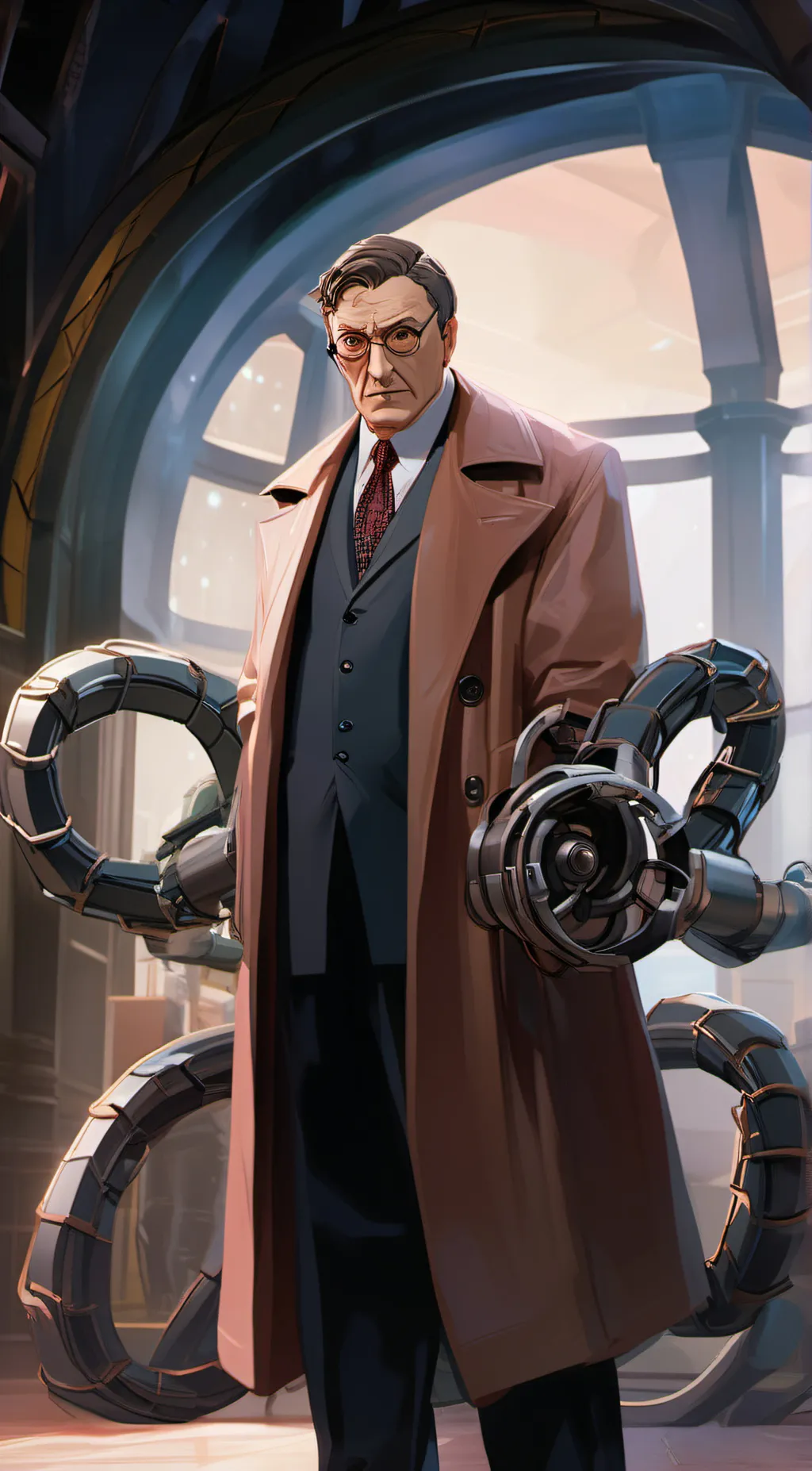 ai character: dock ock background