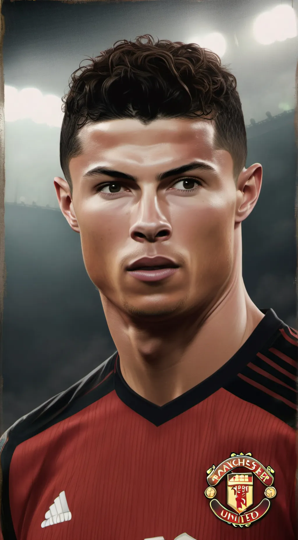 ai character: ronaldo  background