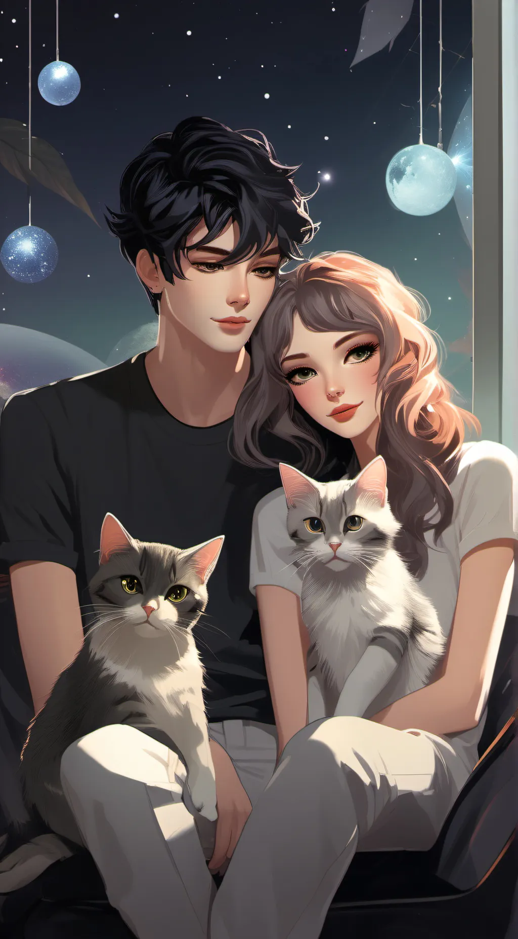 ai character: my galaxy boy background