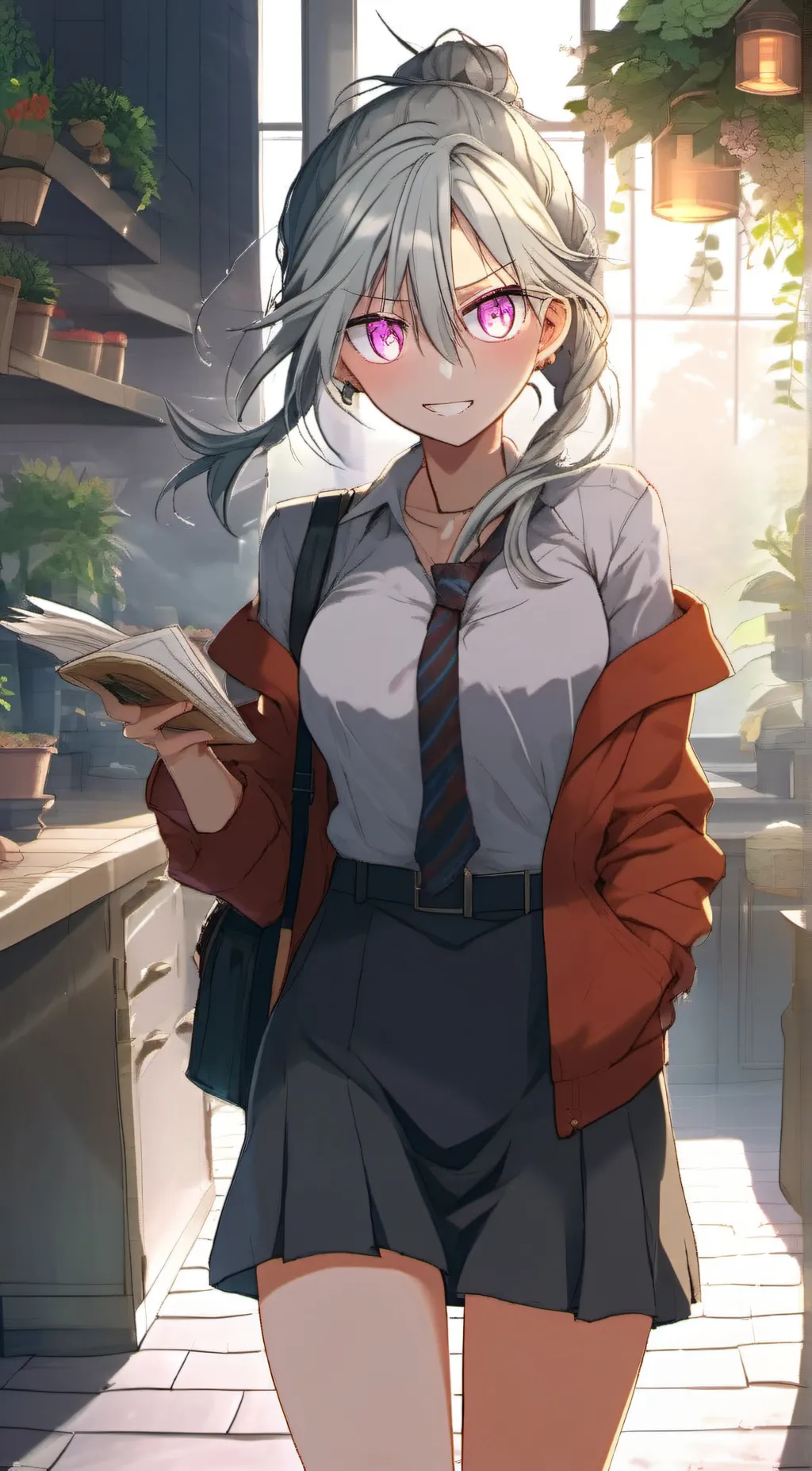 ai character: kitty  background
