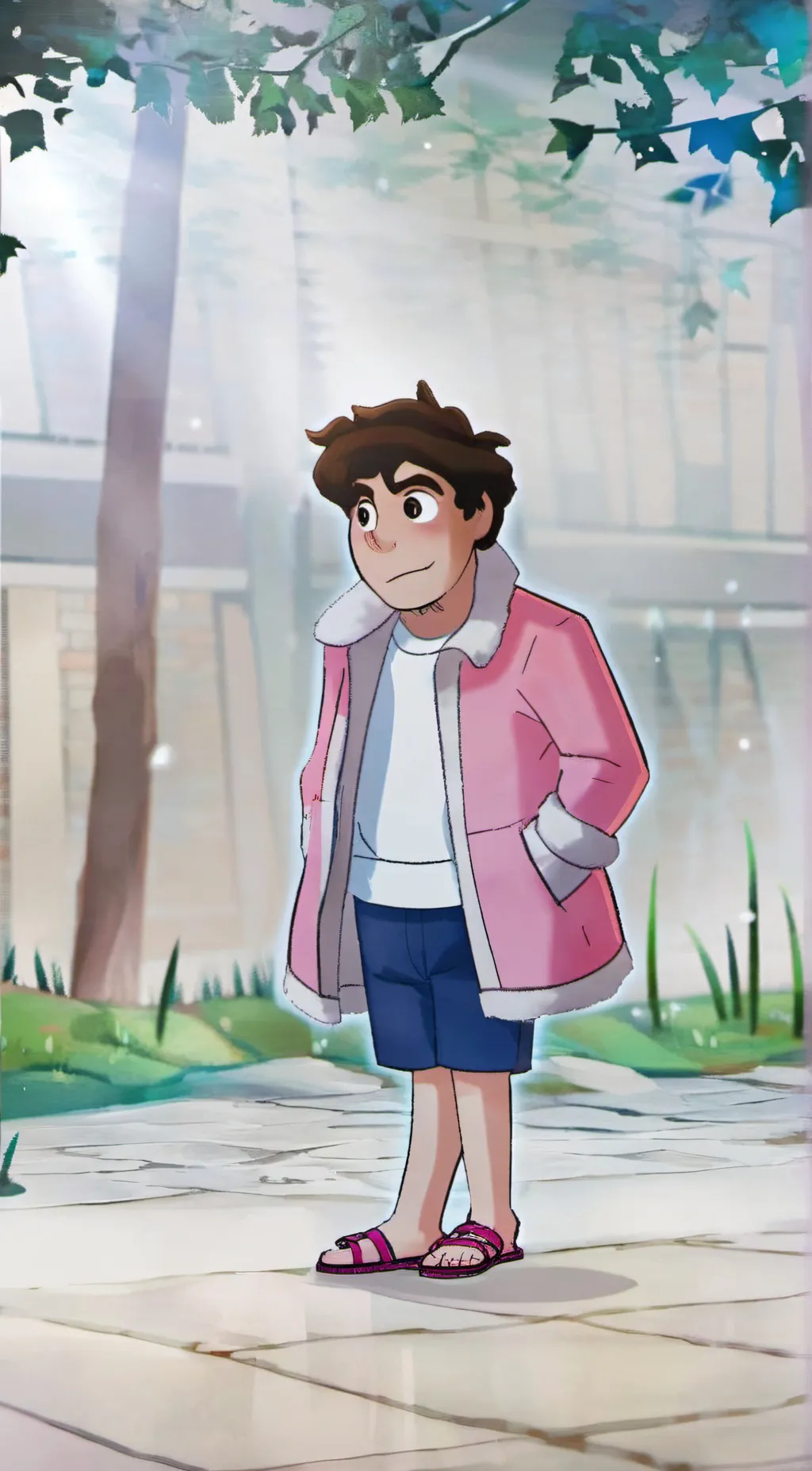 ai character: Steven Universe  background