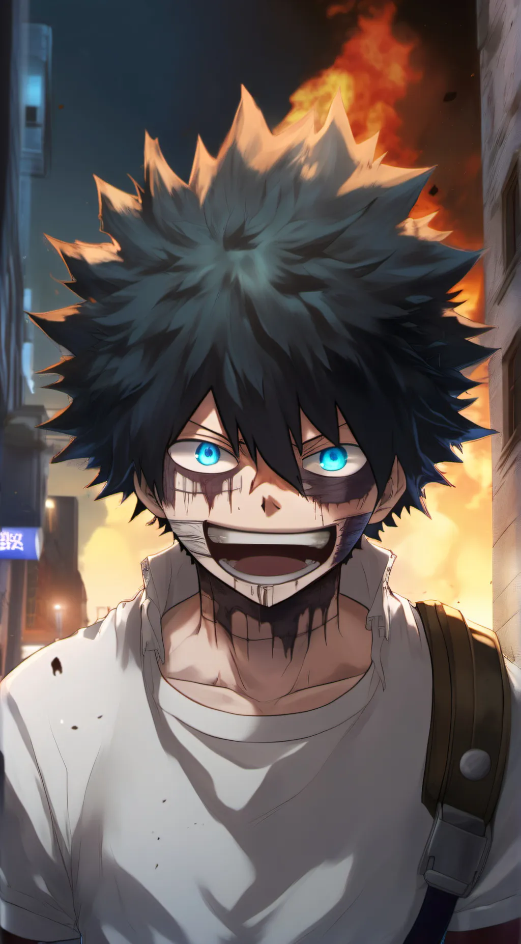 ai character: Dabi background